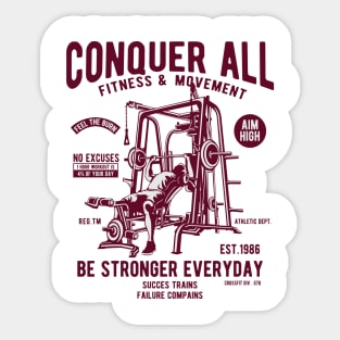 Be Stronger every day! Sticker